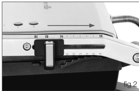 BREVILLE PANINI GRILL BGR200XL - USING THE ADJUSTABLE GRILLING HEIGHT CONTROL FEATURE - 1