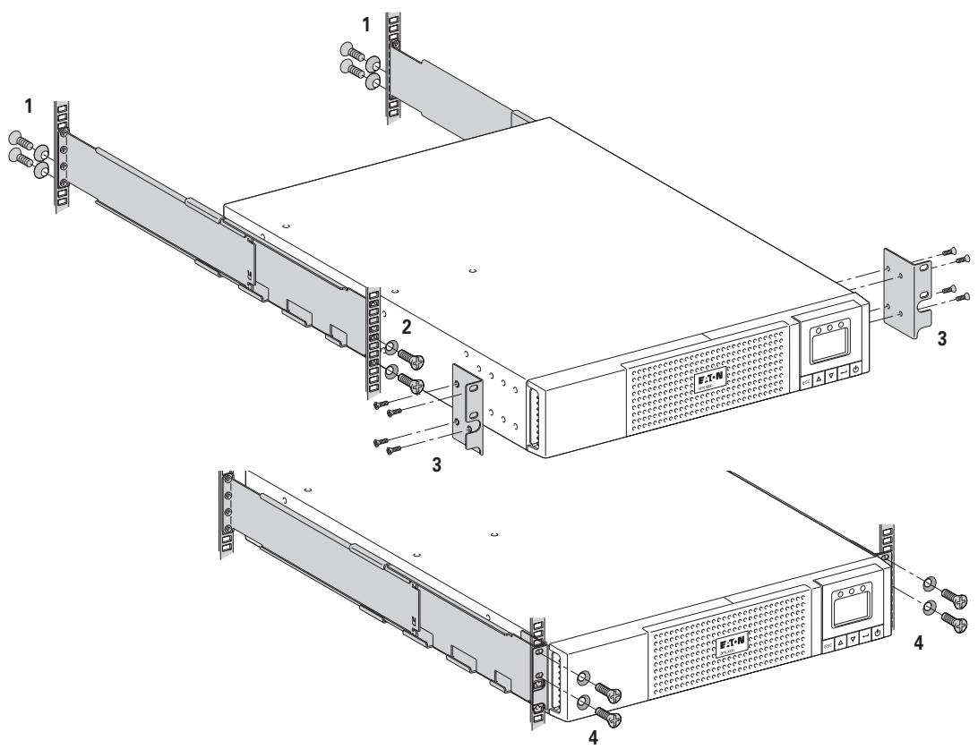 EATON 5PX 1500I RT2U NETPACK - Installation en position rack - 1