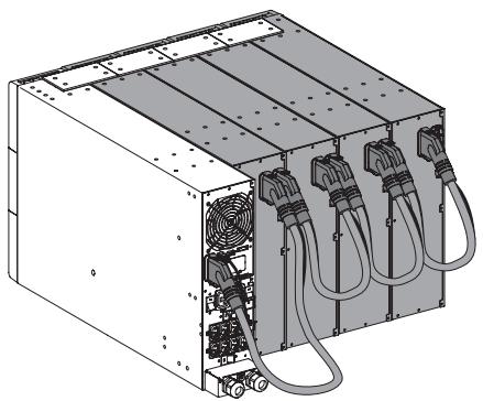 EATON 9PX8KIBP HOTSWAP - Connexion du ou des ebm(s) - 2