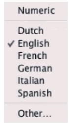IRIS PEN EXECUTIVE 6-MAC - To select the language: - 1
