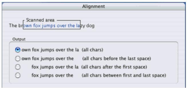 IRIS PEN EXECUTIVE 6-MAC - To set the text alignment: - 1