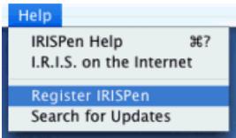IRIS PEN EXECUTIVE 6-MAC - Registration form - 1