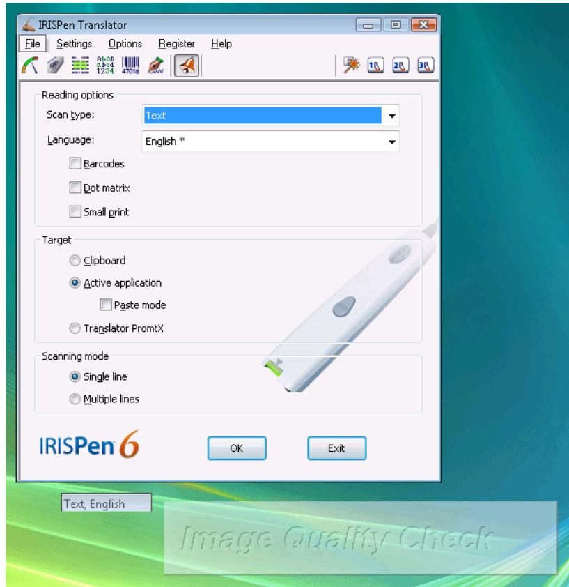 IRIS PEN TRANSLATOR 6 - To start the IRISPen: - 2