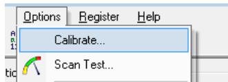 IRIS PEN TRANSLATOR 6 - To re-execute the calibration: - 1
