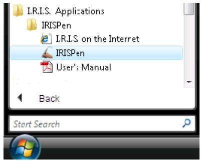 IRIS PEN TRANSLATOR 6 - To start the IRISPen: - 1