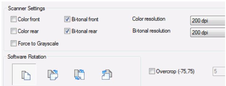 IRIS POWERSCAN 9.0 - To set the scanner settings: - 1