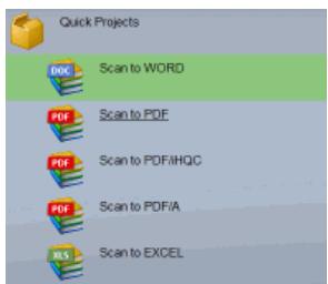 IRIS POWERSCAN 9.0 - USING A QUICK PROJECT - 1