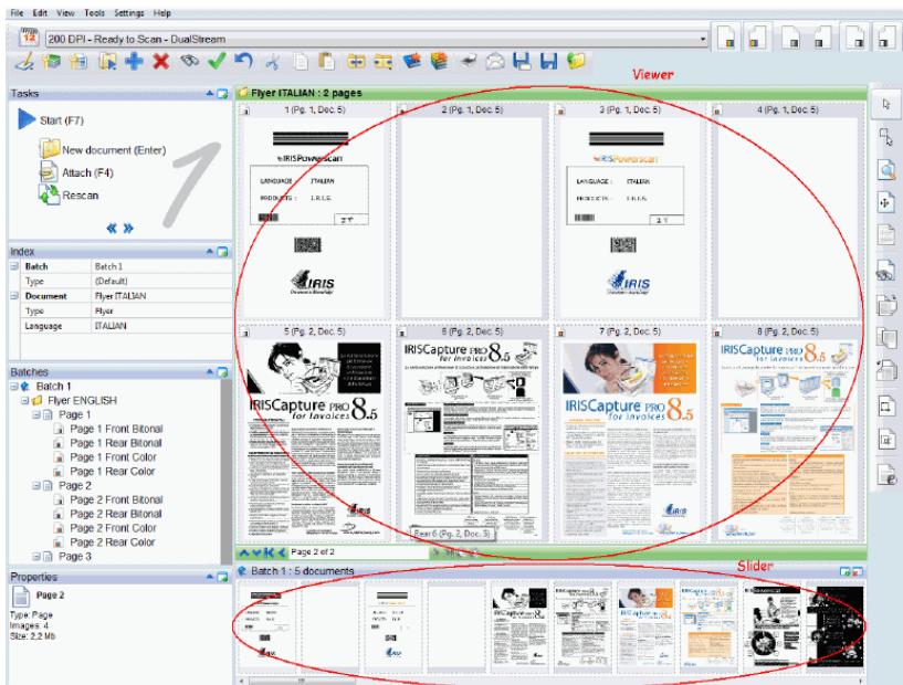 IRIS POWERSCAN 9.0 - USER INTERFACE - 1