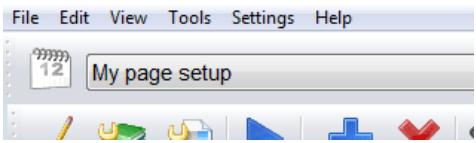IRIS POWERSCAN 9.0 - To define your settings in the Page Setup window: - 1