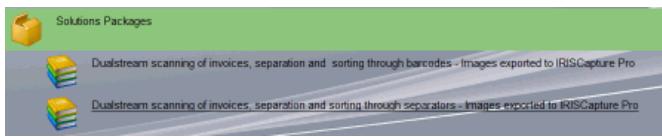 IRIS POWERSCAN 9.0 - USING A SOLUTION PACKAGE - 1