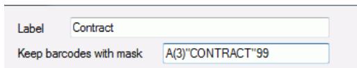 IRIS POWERSCAN 9.0 - Setting a mask syntax - 1