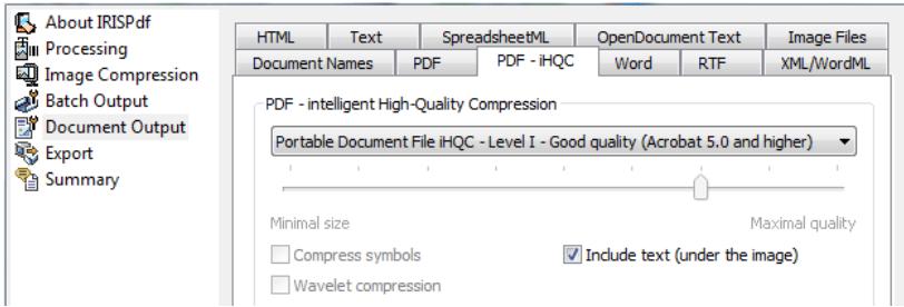 IRIS POWERSCAN 9.0 - Options - 2