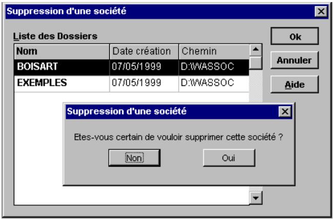 CIEL ASSOCIATION - □ Supprimer un dossier - 1