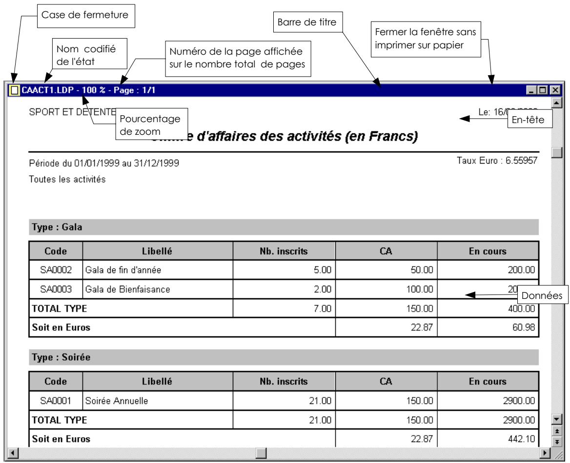 CIEL ASSOCIATION - Demander l'aperçu avant impression d'une liste - 1