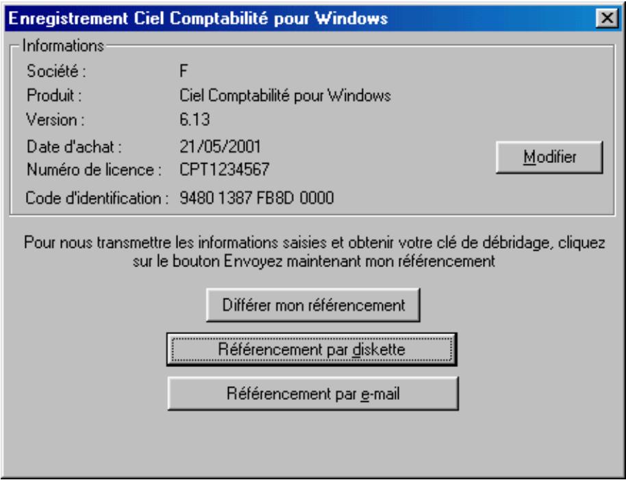 CIEL ASSOCIATION - Renvoyer les informations par disquette ou par E-mail. - 1