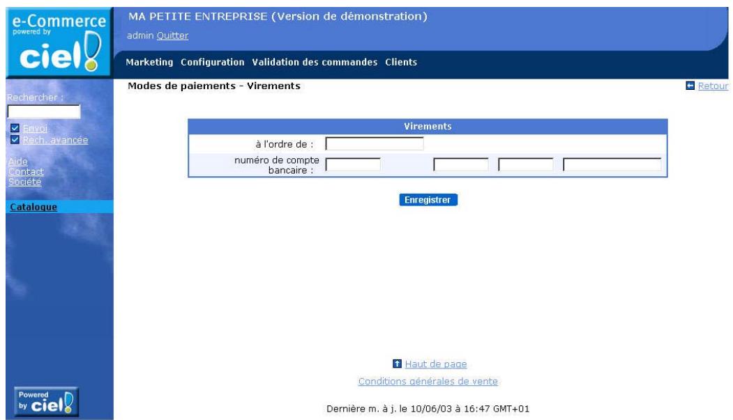 CIEL E-COMMERCE - Virements - 1