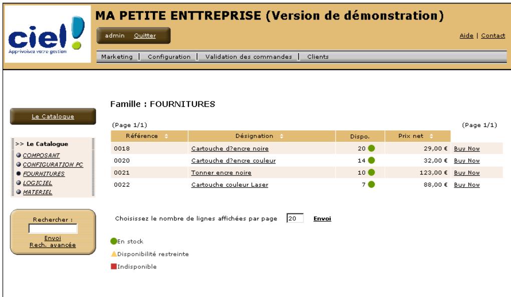 CIEL E-COMMERCE - Choix du graphisme de votre SITE - 2