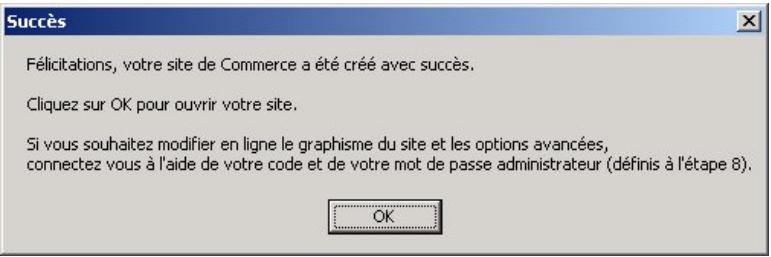 CIEL E-COMMERCE - Lancement de la creation et ACCES au SITE - 2