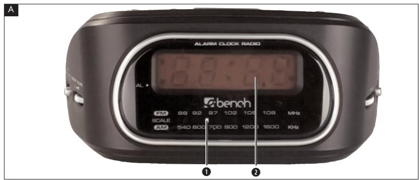 EBENCH KH 2185 CLOCK RADIO - 1