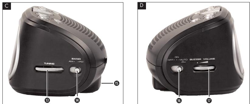 EBENCH KH 2185 CLOCK RADIO - 3