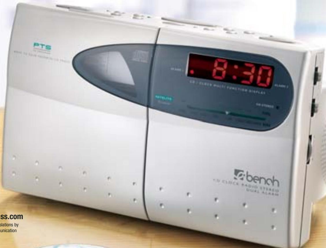 EBENCH KH 2252 CD-RADIO ALARM CLOCK - Notes on Compact Disces - 1