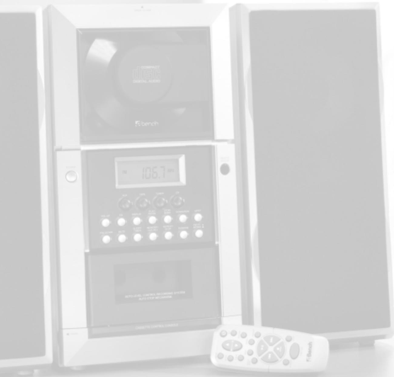 EBENCH KH 2330 DESIGNER AUDIO UNIT WITH VERTICAL CD PLAYER - 2