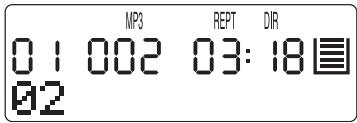 EBENCH KH 4438 MP3-CD-PLAYER - Repeated playback of songs in a catalogue - 1