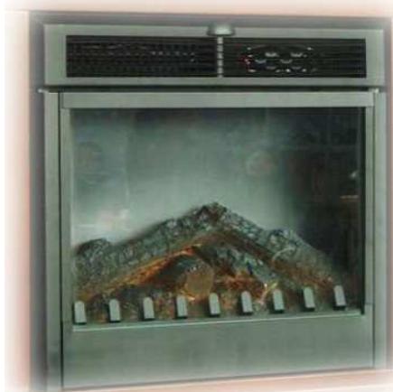 PUR LINE CHE18-JW4 - Cheminée avec option à insert chauffage électrique à convection ou à insert bio ethanol - 3
