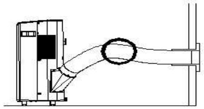 PUR LINE MOBY 100 ET - Installation de la gaine d'évacuation - 1