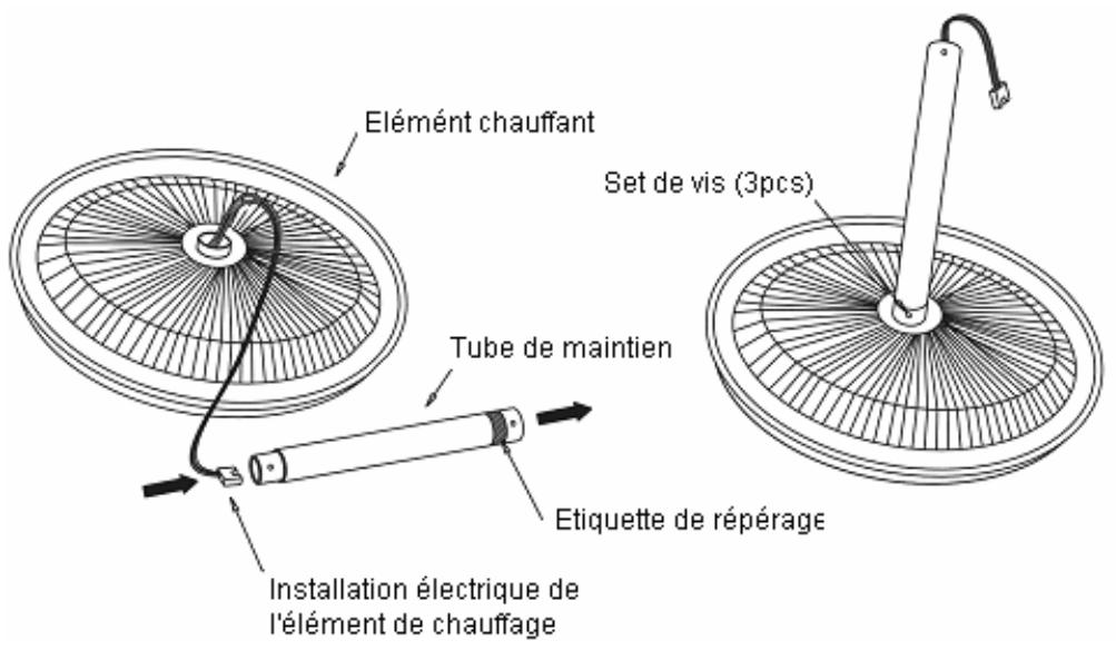 PUR LINE PACHA 10 - 1: Assemblage à l'élément de chauffage - 1