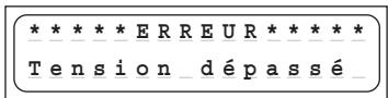 GRAUPNER ULTRAMAT 12 PLUS POCKET - Avertissements d'erreur - 5