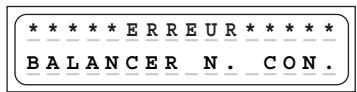 GRAUPNER ULTRAMAT 16 - Avertissements d'erreur - 9