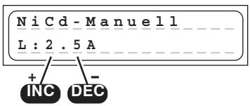 GRAUPNER ULTRAMAT 16 - NiCd-Programma manuale - 1