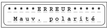 GRAUPNER ULTRAMAT 16 - Avertissements d'erreur - 2