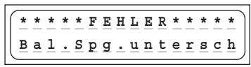 GRAUPNER ULTRAMAT 16 - Fehler- und Warnmeldungen - 8