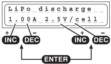 GRAUPNER ULTRAMAT 16 - Lithium discharge program - 1