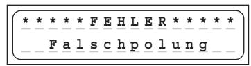 GRAUPNER ULTRAMAT 16 - Fehler- und Warnmeldungen - 2