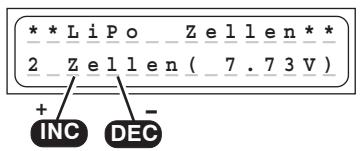GRAUPNER ULTRAMAT 16 - Lithium-Zellenzahl - 1