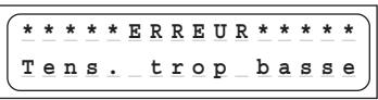 GRAUPNER ULTRAMAT 16 S - Avertissements d'erreur - 6
