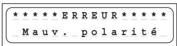 GRAUPNER ULTRAMAT 16 S - Avertissements d'erreur - 2
