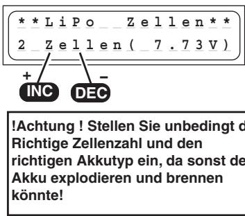 GRAUPNER ULTRAMAT 16 S - Lithium-Zellenzahl - 1