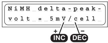 GRAUPNER ULTRAMAT 16 S - Ni-MH-Delta-Peak (-Δ Peak) trigger voltage - 1
