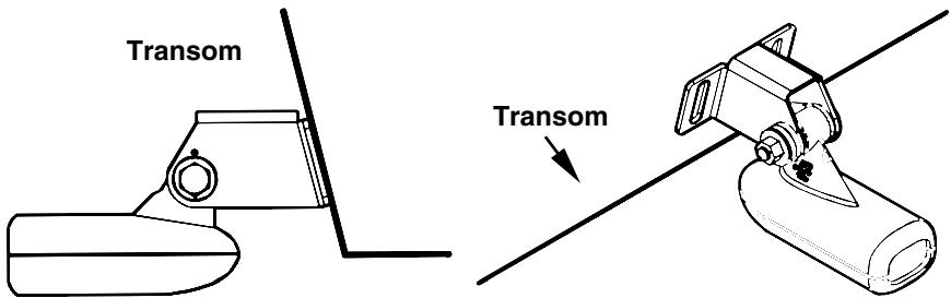EAGLE CUDA 168 - TRANSOM TRANSDUCER ASSEMBLY AND MOUNTING - 4
