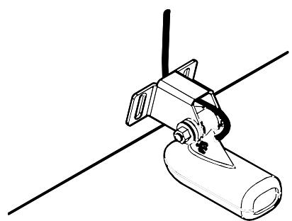 EAGLE CUDA 242 - Transom Transducer Assembly and Mounting - 8