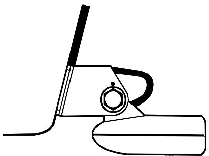 EAGLE CUDA 242 - Transom Transducer Assembly and Mounting - 7
