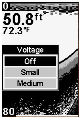 EAGLE CUDA 242 - To display Temperature: - 1