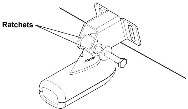 EAGLE CUDA 242 - Transom Transducer Assembly and Mounting - 3