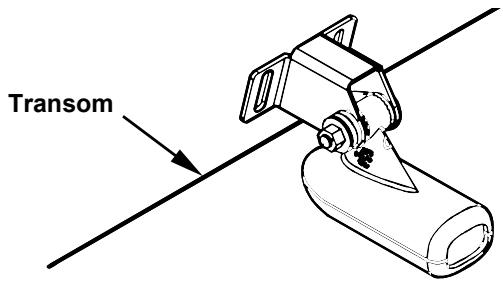 EAGLE CUDA 242 - Transom Transducer Assembly and Mounting - 6