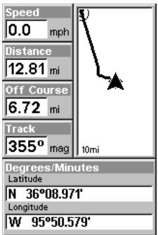 EAGLE CUDA240S GPS - Écran de position - 1