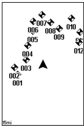 EAGLE CUDA240S GPS - Créer et sauvegarder un itinéraire - 3